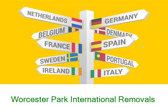 Worcester Park international removal company